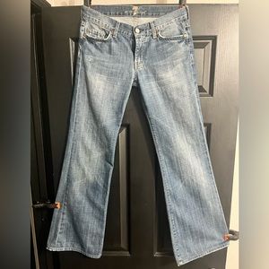 7 For All Mankind Dojo Flare Leg Jeans